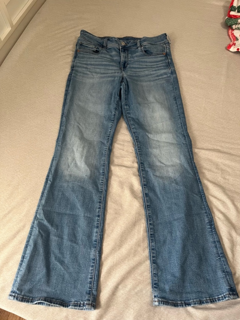 American Eagle Low Rise Kickboot Jeans - size 10 regular